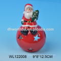 2016 factory directly new ceramic christmas decoration of snowman figurine